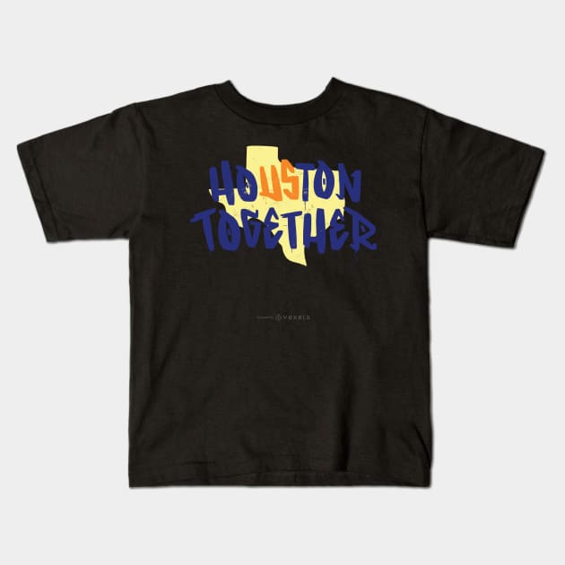 Houston Together Kids T-Shirt by Bestseller